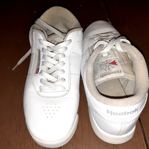Reebok Classic White Princess Tennis Shoes - Picture 1 of 2